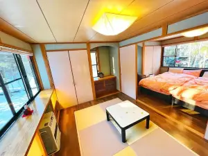 Ippukaku DAMカラオケやBBQなど最大18人は泊まれる大自然の中にある自慢の貸し別荘!