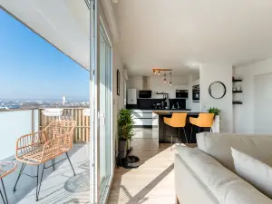 Appartement with Views over the Seine, BBQ, PS5 and Private Car Park