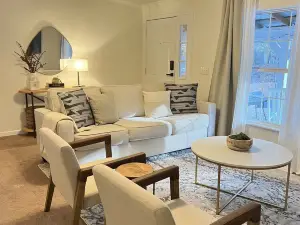 A Nordic cozy farm house, great green area,