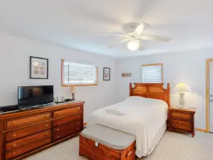 Oceanside multi-level home with a private pool, hot tub, & a rec room with games