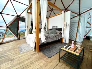 Glamping Spa con vista embalse de Tominé