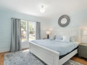 Updated, charming home with huge yard, fire pit, & WiFi - walkable location