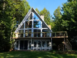Lakeside Chalet w/ Dock and King Bed!