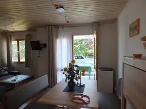 Holiday house with fenced garden plot in immediate vicinity of the thermal bath