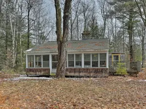 East Otis Reservoir Cabin w/ Porch - Walk to Lake!