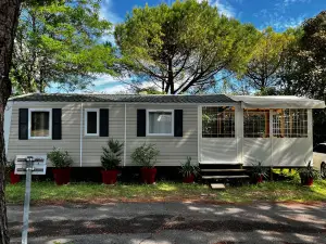 Mobile home - 2 Bedrooms - Near the sea - Camping Les Ormeaux B25