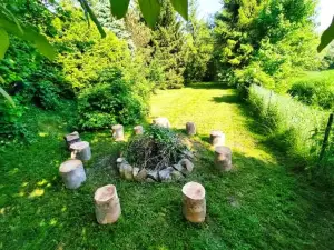 Ranczo Bieszczady duży Domek z Jacuzzi I Sauną