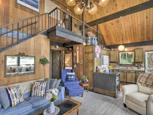 Waterfront Cabin with Fire Pit in GIG Harbor!