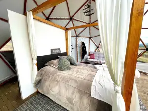 Glamping Spa con vista embalse de Tominé