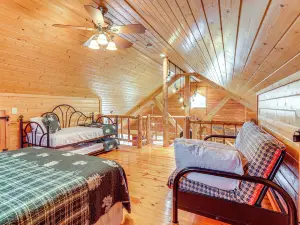 Fire Pit, Screened Deck: Riverfront Ozarks Cabin!