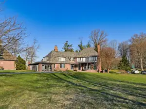 Historic Maryland Gatehouse Pool Access and Balcony
