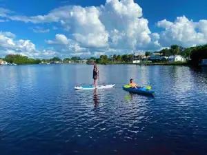 Blue Heron House, Private 4 Br Waterfront w Heated Pool and Fire Pit