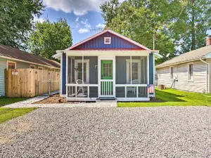 Chic Cottage w/ Private Yard: Steps to Beach!