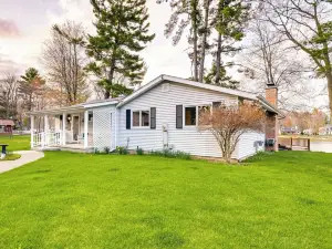 Waterfront Gladwin Vacation Rental w/ Lake View!