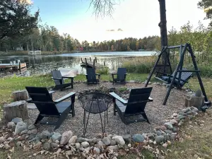Bridge Accessible Private Island Cabin Located on the White Fish Chain of Lakes
