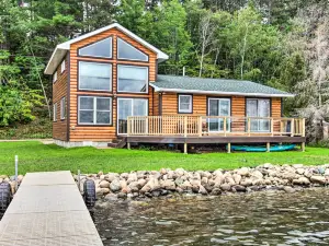 Lakefront Motley Home w/ Private Dock & Fire Pit!