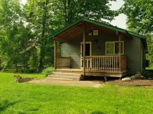 Cozy Riverfront Cabin w/ Water Access, Fireplace, AC, Firepit