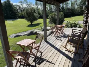 Hillside Estate - 14 Acre Waterfront Log Home on Lake Champlain