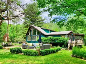 Beaverkill river front  fly fishing  cozy cabin hideaway.