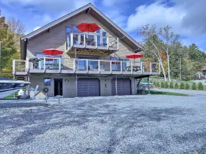 Lake George Getaway with Mountain and Water Views