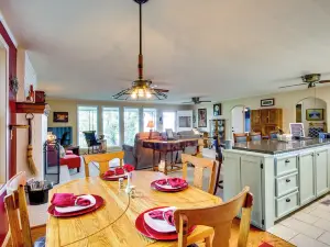 Lakefront Canadian Gem Fire Pit, Decks and Grills