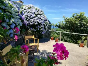 Private Stone Villa Rental with Sea View in the Azores