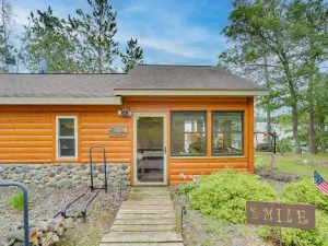 Pet-Friendly Waterfront Minong Cabin with Fire Pit