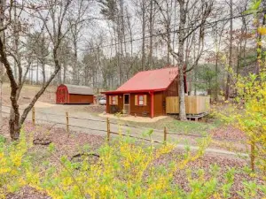 Adorable Ellijay Cabin with Hot Tub and Fire Pit
