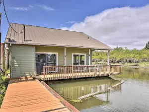 Puget Island 'Floating Home' w/ Dock & Boat House!