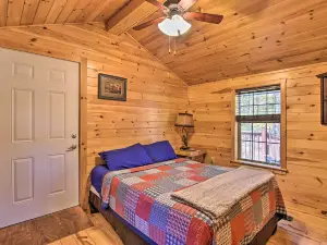 Rural Cabin Hideaway w/ Fire Pit & Mtn Views!