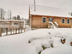 Snowmobiling on-Site: Secluded Vermont Getaway