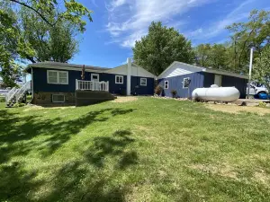 Rose Lake,  Cottage with Pontoon, Coldwater, Michigan (aka Lake of the Woods)