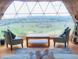 1 Waipu Off-Grid Eco Seaview Geodesic Glamping Dome