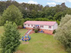 友好寵物的特大床燒烤寧靜