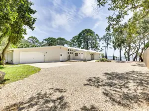 Waterfront Panacea Vacation Rental w/ Boat Dock!