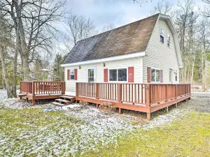 Lakefront Deruyter Cottage w/ Dock & Hot Tub!