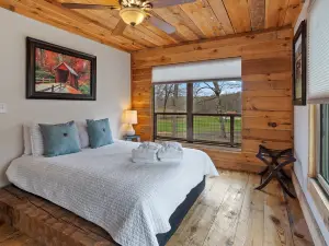 Rustic Cabin Retreat with Cozy Fire Pit - Charming Escape