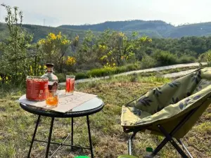 Tipi sous les étoiles option petit déjeuner et dîner