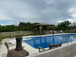 Farm Experience in a Beautiful Log Cabin