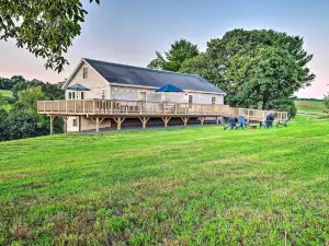 Deck and Game Room Home in Pennsylvania Countryside