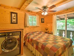 Lakefront Cumberland Cabin with Dock and Fire Pit!