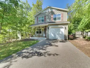 Walloon Lake Getaway with Fire Pit - Walk to Water!