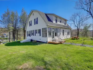 The Whitetop Farmhouse Getaway 4 Bedrm 2 Bathrm at Creeper Trailhead in Whitetop