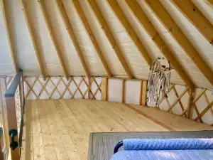 Delightful Lofted Yurt Beautifully Design with Jacuzzi and Private Deck in Virginia