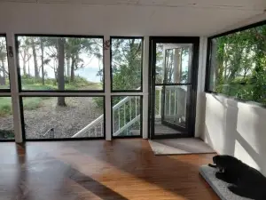 Pet friendly beachfront home- sleeps 8
