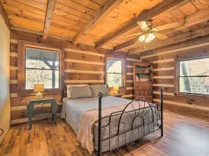 Lakefront Cabin w/ Boat Dock & Sunset Views!