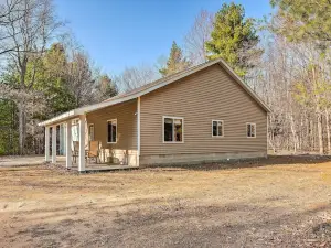 Secluded Bear Lake Getaway with Fire Pit and Porch!