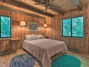 Cabin w/ 3 Acres, Tennis Courts: by 4 Ski Mtns