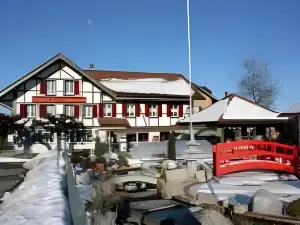 Hotel Restaurant Koi-Gartenteich