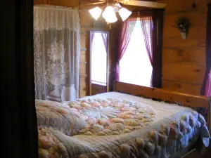 Large remolded hunting lodge with beautiful views of the Spring River Falls